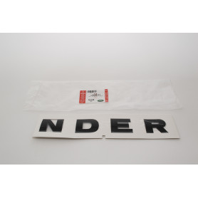 LOGO CAPOT " N D E R " NOIR