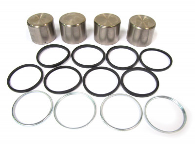 Kit piston d etrier de frein avant et joint pour disque plein