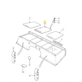 couvercle-compartiment rangement