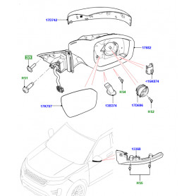 retroviseur exterieur droit
