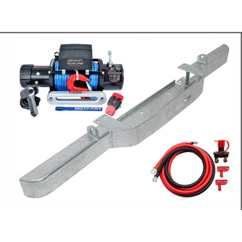 winch kit defender dyneema galv