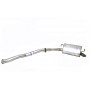 Silencieux arriere sortie simple a droite range rover p38 2.5 bmw diesel