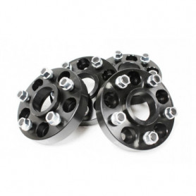 Elargisseurs voie 30mm aluminium x4