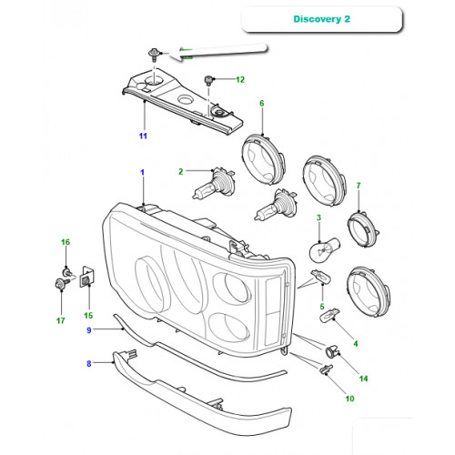 vis Discovery 2,  Freelander 1 et Range P38