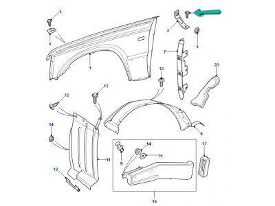 vis aille avant et phare