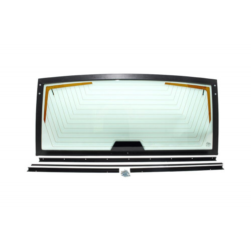 Glazed tailgate assembly suitable for vehicles with both central locki