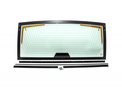 Glazed tailgate assembly suitable for vehicles with both central locki