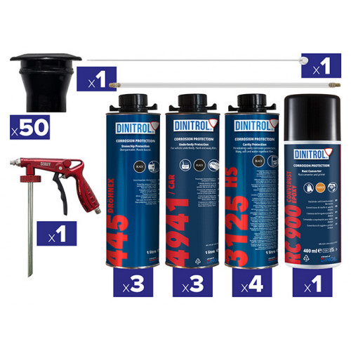 rust proofing litres kit - land ro