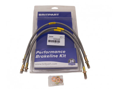 Kit durites de freins aviation +4cm séries 109 de 1971 à 1979