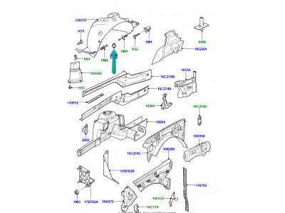 ecrou special (plastique) Range L322