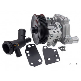 pump and connector assy-water Defender 90, 110, 130