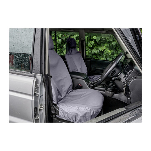 W/proof seatcovers front disco