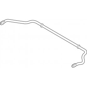 Barre stabilisatrice arriere Range Sport sans commande antiroulis