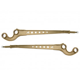 Caster corrected front radius arms pair