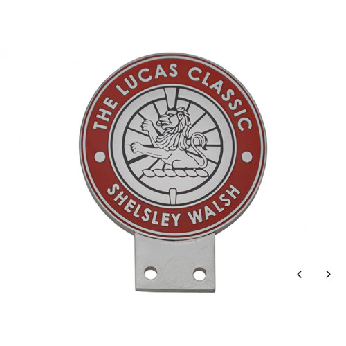 Badge de calandre émaillé commémoratif Lucas Classic Shelsley Wals