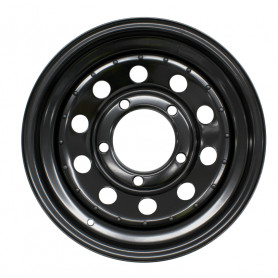 Jante acier modular noire 7x16