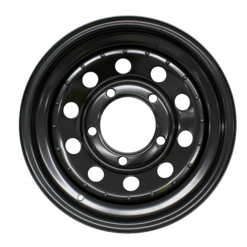 Jante acier modular noire 7x16