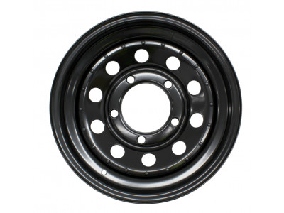 Jante acier modular noire 7x16