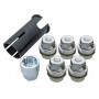 JEU DE 5 ECROUS ANTIVOL JANTES ALUMINIUM