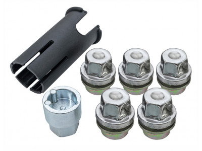 JEU DE 5 ECROUS ANTIVOL JANTES ALUMINIUM