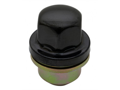 Wheel nut with washer