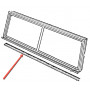 Joint d etancheite entre baie de pare brise et hard top