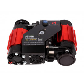 Compresseur portable 12V double moteur + réservoir de 4L Terrafirma
