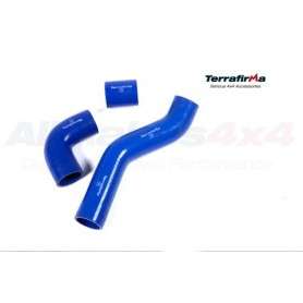 Terrafirma silicone intercooler hose kit blue d3 tdv6