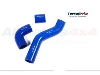 Terrafirma silicone intercooler hose kit blue d3 tdv6