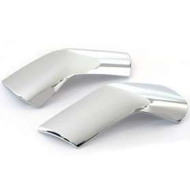 Pair lower mirror cover chrome