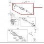 Front right shafts with cv joint engine petrol