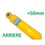 Amortisseur super gaz arriere +50 mm