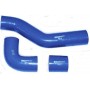 Kit de 3 durites intercooler silicon bleu