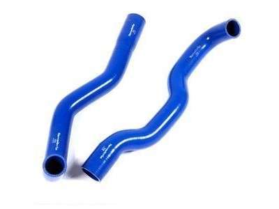 Kit de 2 durites intercooler silicon bleu