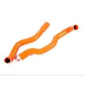 Kit de 3 durites intercooler silicon orange