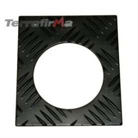 Plaque alu protection reservoir td5 noir