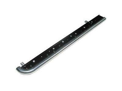 Paire de marche pieds finition inox