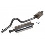 Exhaust stainless double 's' discovery 1 300 tdi, 1994 to 1999