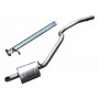 Exhaust stainless double 's' discovery 1 300 tdi, 1994 to 1999_copie