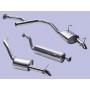 Echappement inox double 's' range rover p38 v8 de 1997 a 2002