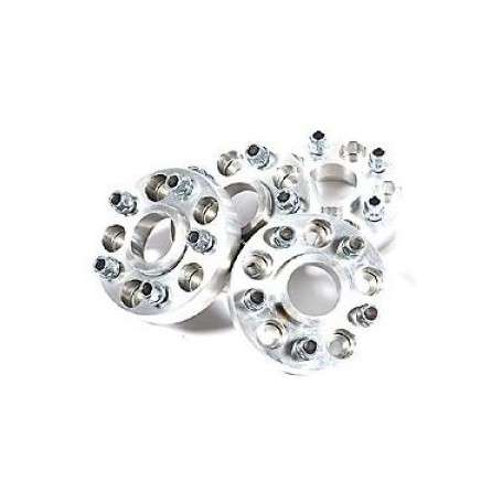 Elargisseurs voie 30mm aluminium x4