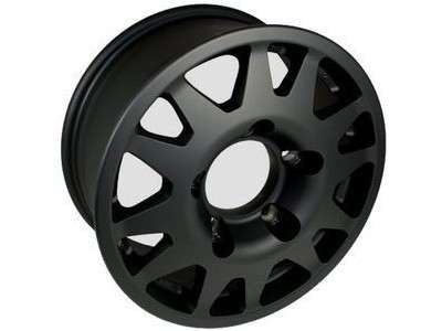 Terrafirma dakar alloy wheel in matt black for disco 2 & p38