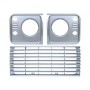 Grille and headlamp surround set