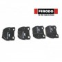 Brake pad set rear