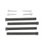 Kit d axe de fixation de plaquettes pour disques pleins uniquement