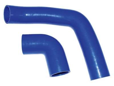 Jeu de 2 durites bleu intercooler