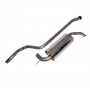 Exhaust stainless double 's' freelander 2.0d from 1997