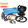 Full kit with oem swivel housing, corteco seals & timken bearings