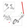 Bague d ecrasement de pignon d attaque de differentiel arriere