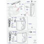 feu arriere droit avec bande de cote pour range rover